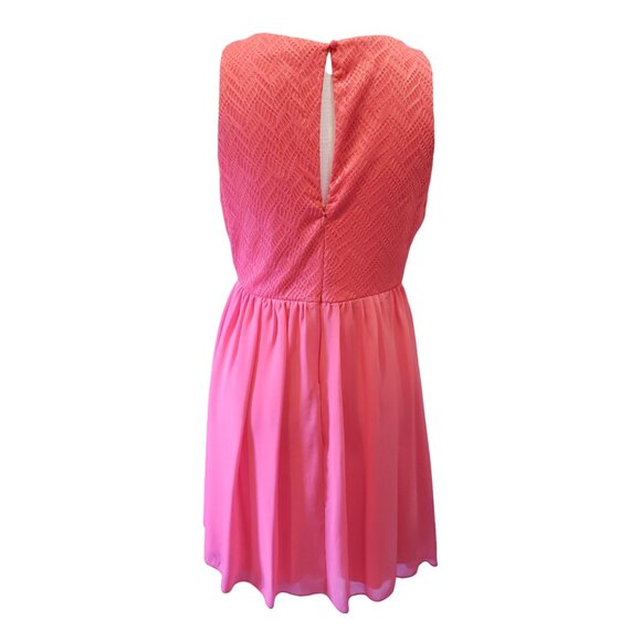 NWT Speechless Juniors Coral Sleeveless Dress 9 - Picture 4 of 7